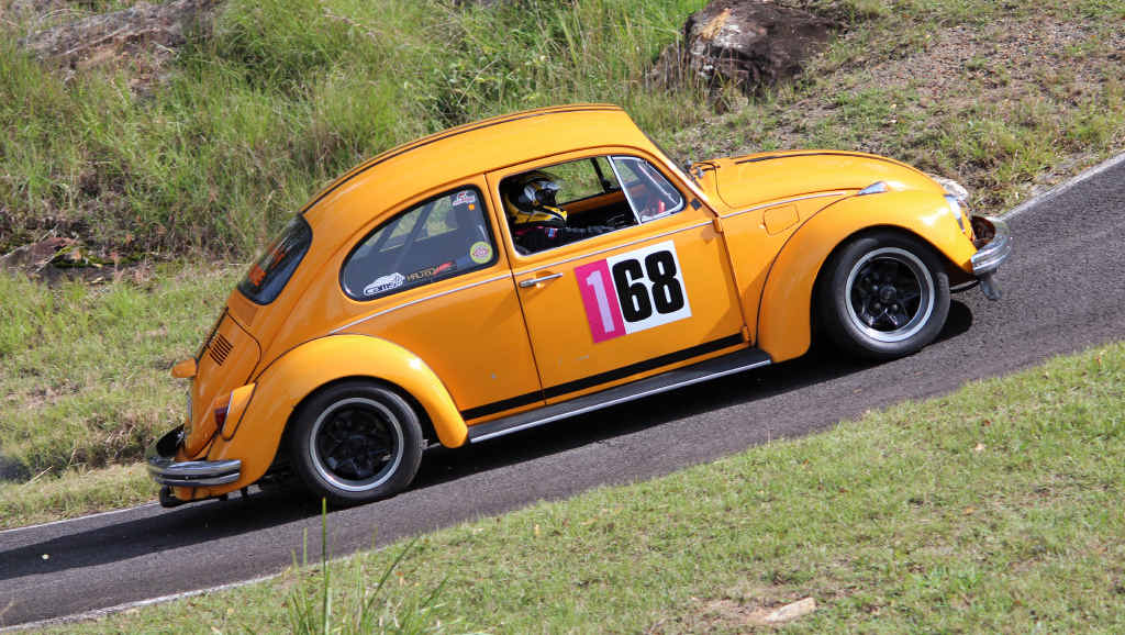 ON THE RISE: Christine Campbell races up the Mountain View course during the Grafton Sporting Car Club Hillclimb Series at the weekend. PHOTO: CONTRIBUTED ON THE RISE: Christine Campbell races up the Mountain View course during the Grafton Sporting Car Club Hillclimb Series at the weekend. PHOTO: CONTRIBUTED